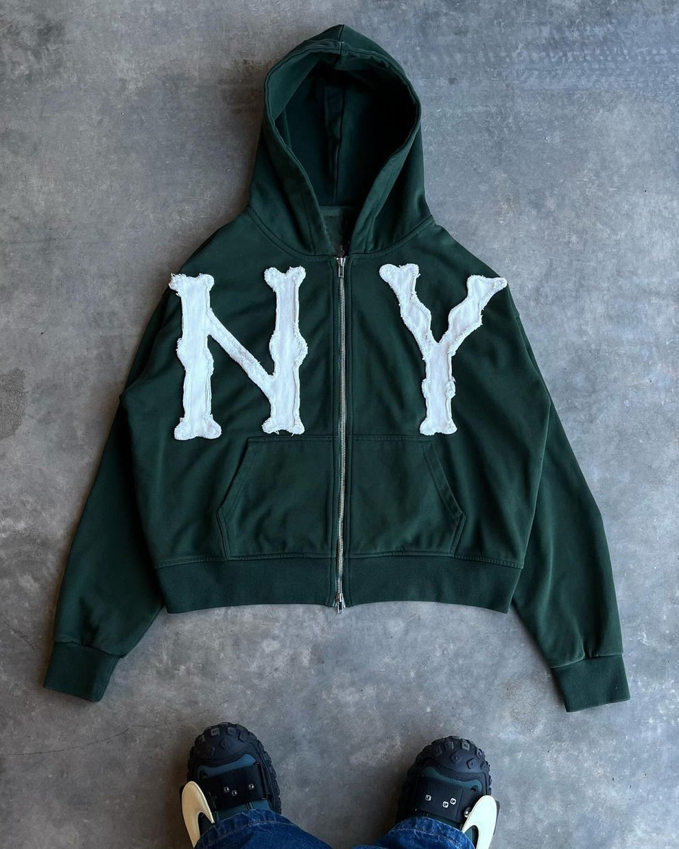 NY Zip-Up Hoodie