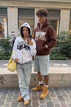Mave Zip Hoodie Weiß
