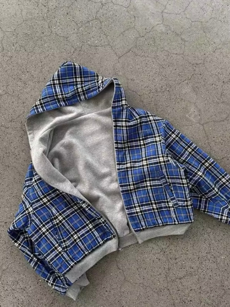 DCRB Inside Out Checkered Zipper