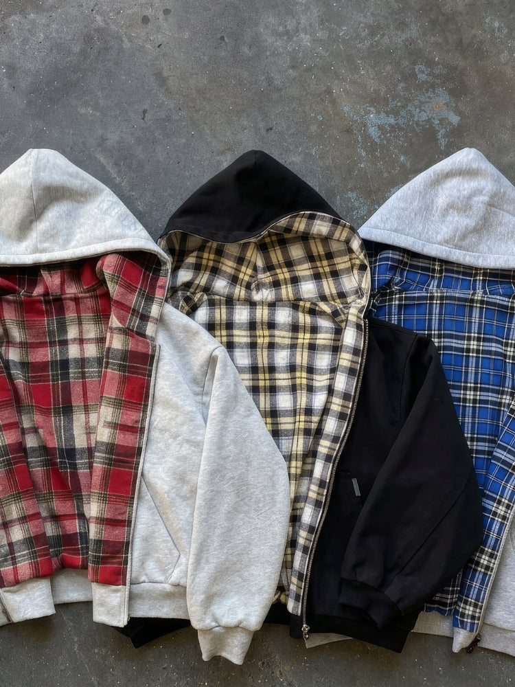 DCRB Inside Out Checkered Zipper