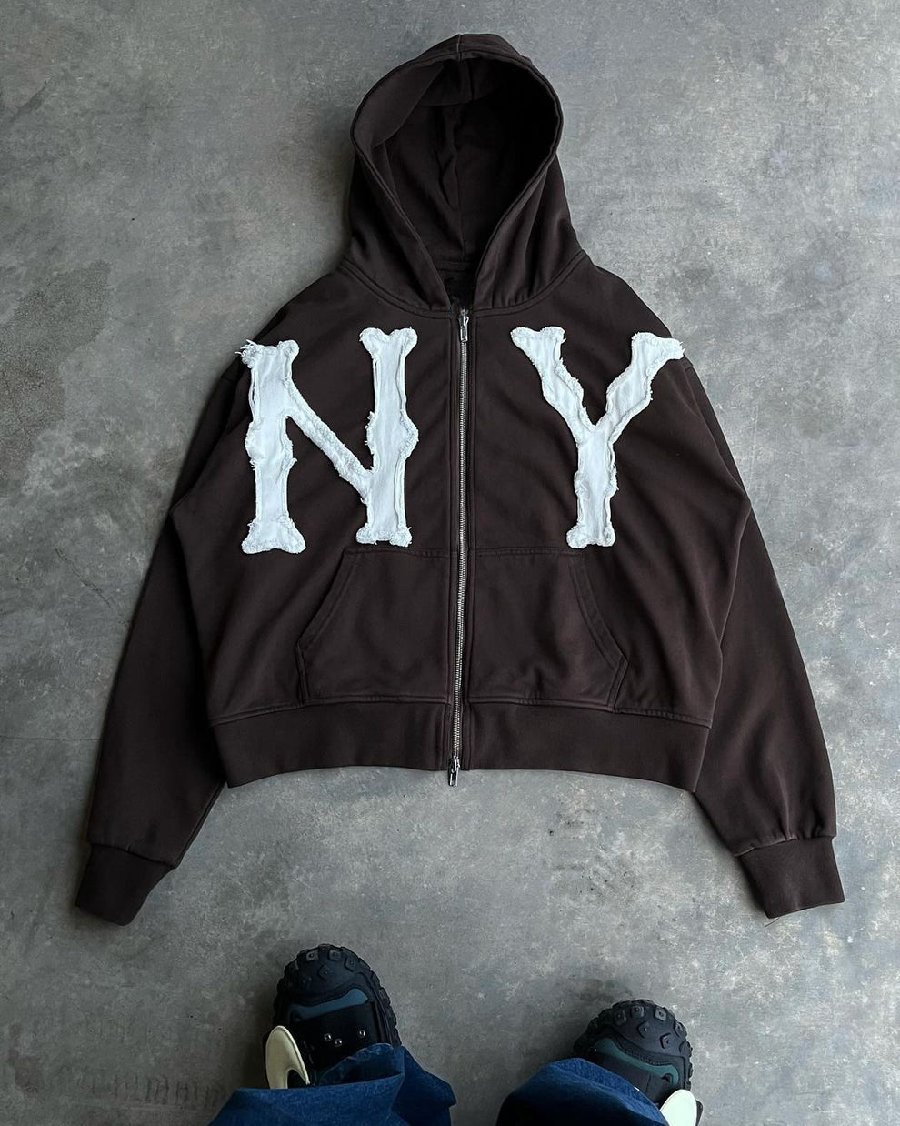 NY Zip-Up Hoodie