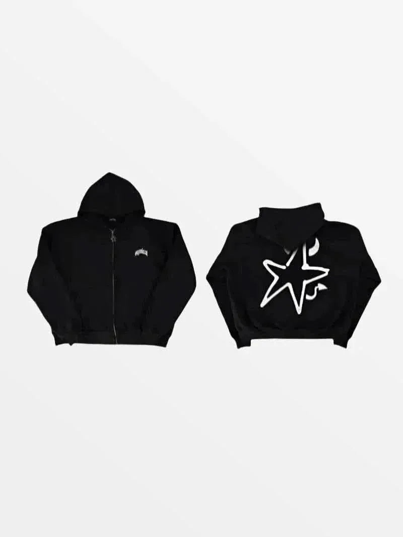Zip Hoodie "Evil Star"
