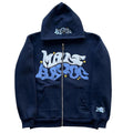 Mave Zip Hoodie Blau