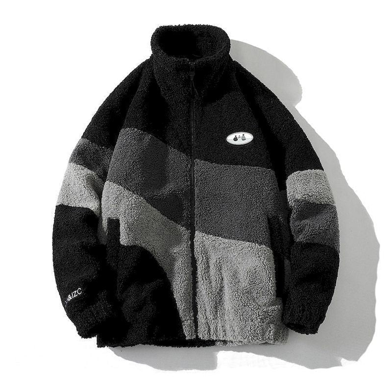City Fleece Jacke Schwarz