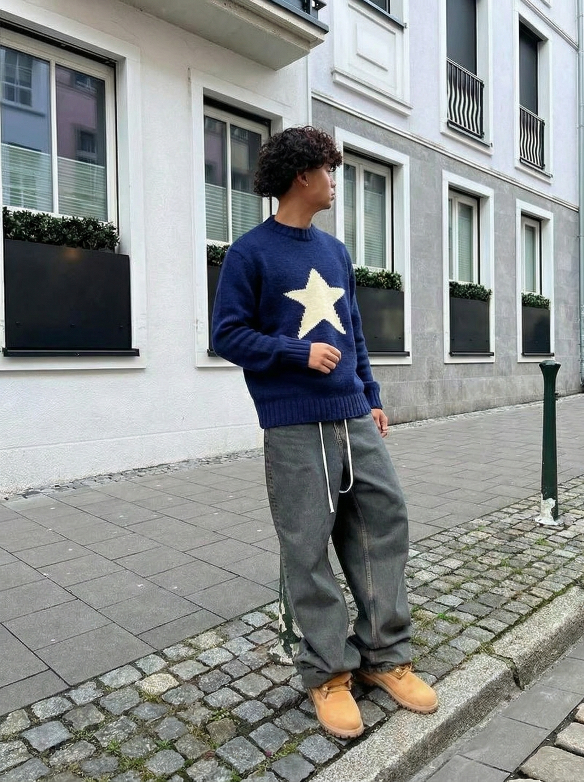 Strickpullover "Star Knit"