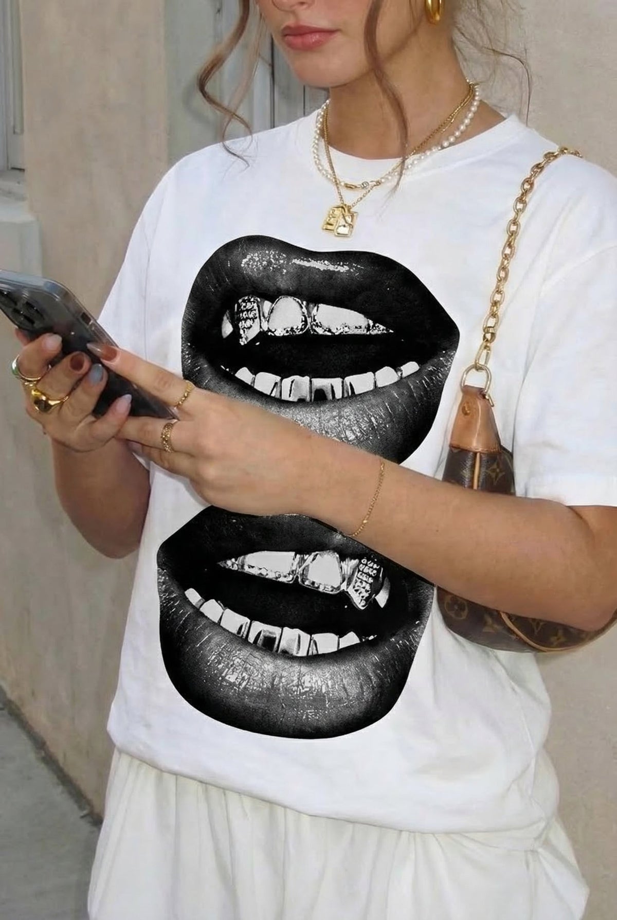 T-Shirt „Doppel-Kuss“