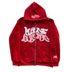 Mave Zip Hoodie Rot