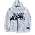 Mave Zip Hoodie Weiß